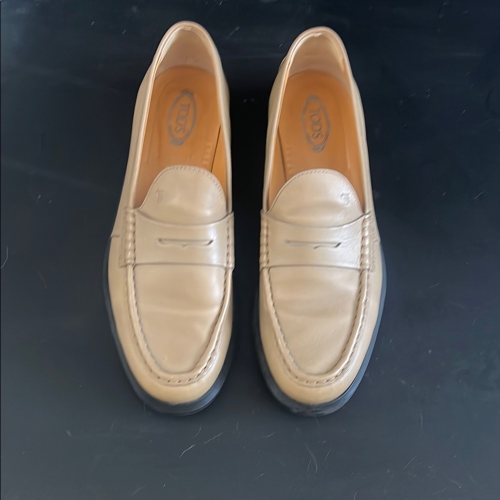 Tod’s Leather Penny Loafers (Women)